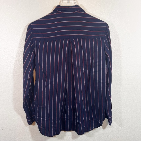 GRAYSON the Hero navy striped button down shirt - Picture 3 of 9